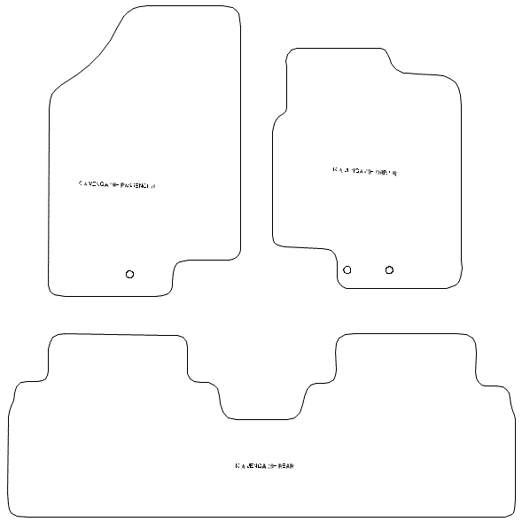 To fit Kia Venga Car Mats 2009+ Luxury Rubber eBay